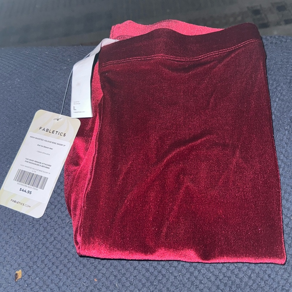 High Waisted Velvet Velour Bike Short